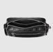 Сумка чоловіча через плече Gucci GG Emblem small, чорна b020212 фото 3