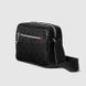 Сумка чоловіча через плече Gucci GG Emblem small, чорна b020212 фото 4