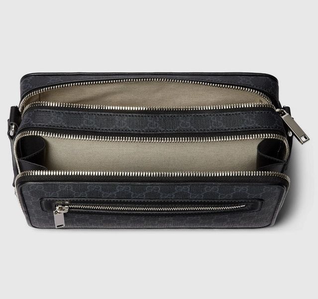 Сумка через плече Gucci GG Black medium, чорна b020214 фото