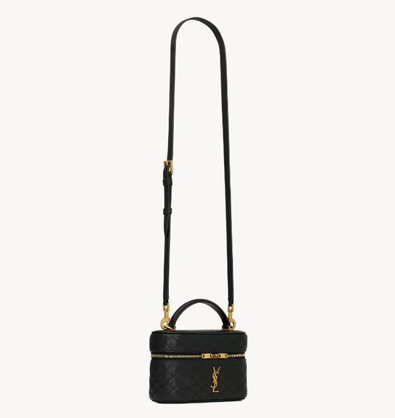 Сумка Saint Laurent Gaby Vanity Medium, чорна b020220 фото