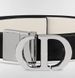 Ремінь шкіряний Dior 30 Montaigne Reversible Belt 20 мм Black / Latte d06023 фото 5