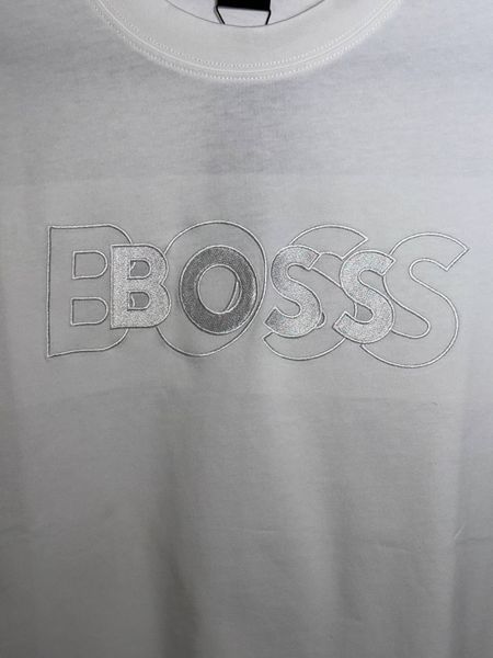 Чоловіча футболка BOSS Tee Shirt Drop Needle біла (HB12001.1M) HB12001.1M фото