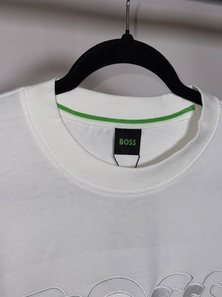 Чоловіча футболка BOSS Tee Shirt Drop Needle біла (HB12001.1M) HB12001.1M фото