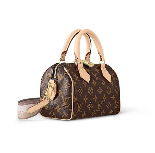 Сумка жіноча Louis Vuitton Speedy Bandouliere 20 Monogram Brown louis16 фото