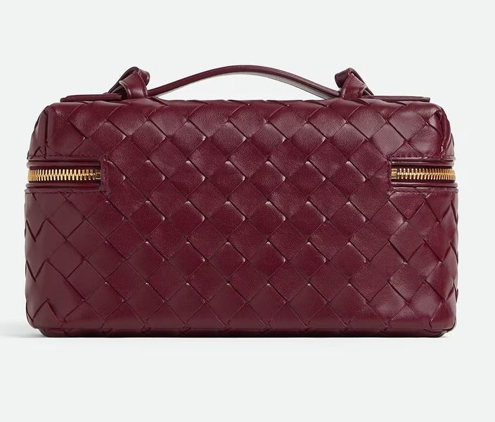 Сумка жіноча Bottega Veneta Bang Bang Intrecciato, колір Barolo b020223 фото
