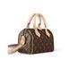 Сумка жіноча Louis Vuitton Speedy Bandouliere 20 Monogram Brown louis16 фото 2
