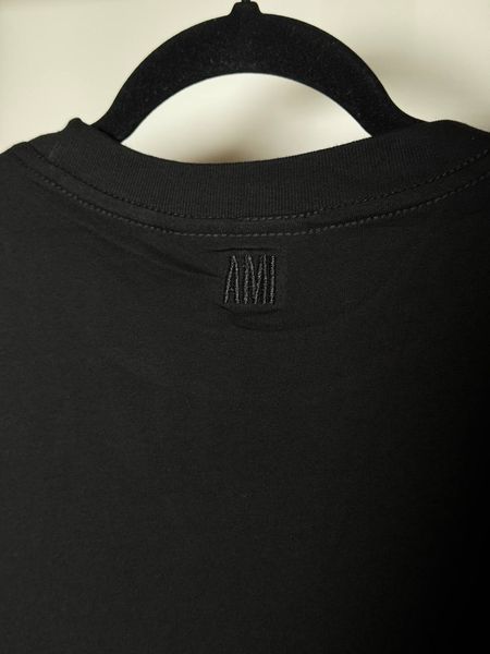 Чоловіча футболка AMI Paris Ami De Coeur Classic Fit T-Shirt чорна (AP12001.3XL) AP12001.3XL фото