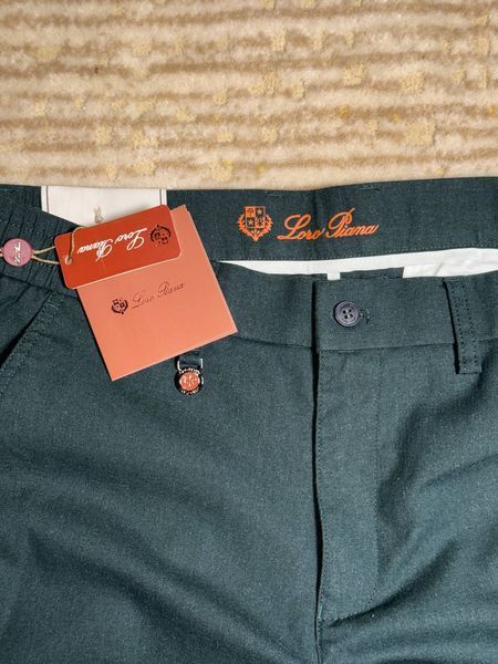 Чоловічі штани Loro Piana Chino Trousers Slim темно-зелені (LP14001.4M) LP14001.4M фото
