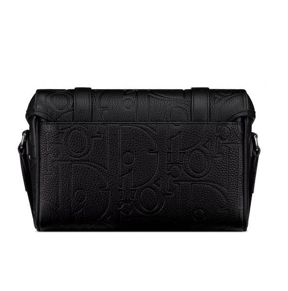 Чоловіча сумка-месенджер Christian Dior Hit the Road, чорна b020229 фото