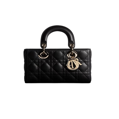 Сумка жіноча Dior Lady D-Joy Small, чорна b02030 фото