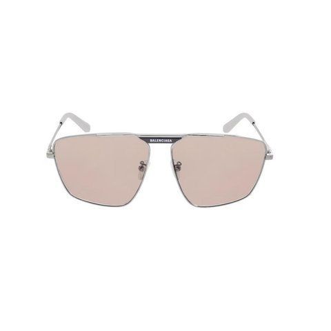 Сонцезахисні окуляри Balenciaga Tag 2.0 Navigator Sunglasses Brown sgl04 фото