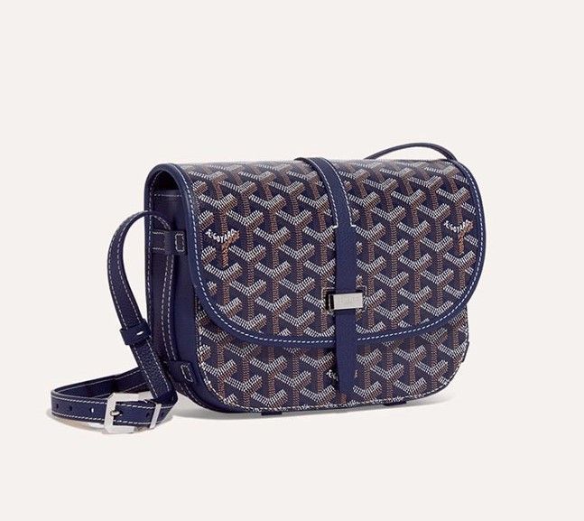 Сумка жіноча Goyard Belvedere PM, Navy Blue b02037 фото