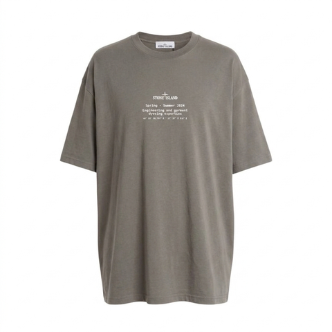 Чоловіча футболка Stone Island Compass Organic T-Shirt сіра (SI12007.4M) SI12007.4M фото
