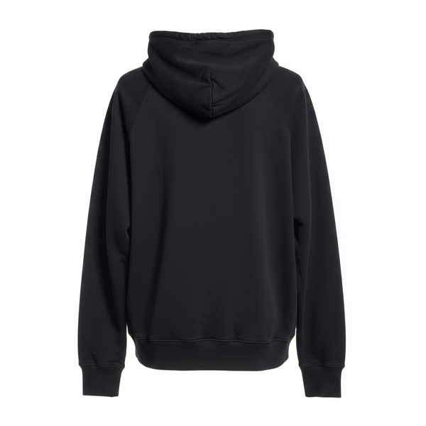 Чоловіче худі AMI Paris Black Ami De Coeur Hoodie чорне (AP05001.3XL) AP05001.3XL фото