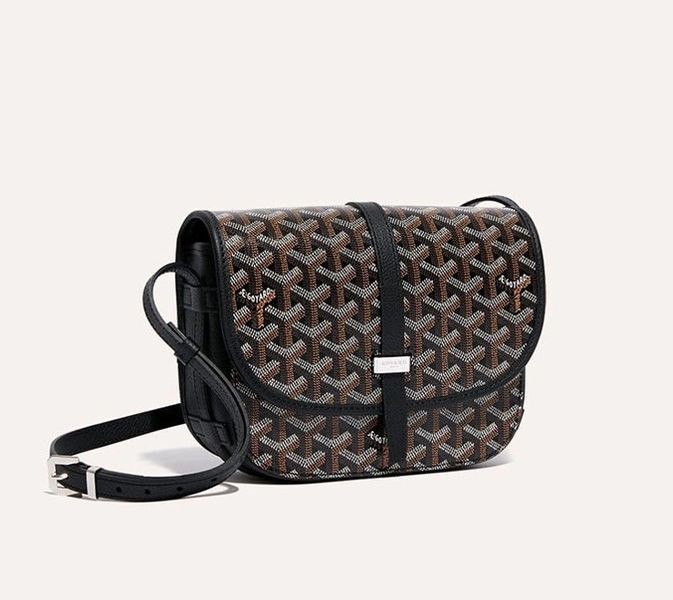 Сумка жіноча Goyard Belvedere PM, Black b02038 фото
