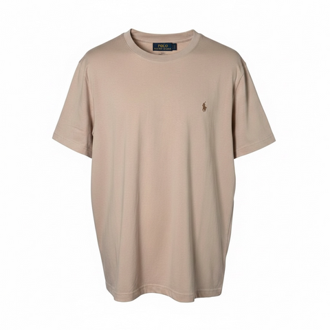 Чоловіча футболка Ralph Lauren Essential Cotton Jersey T-Shirt бежева (RL13003.8M) RL13003.8M фото