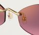Сонцезахисні окуляри Panthere de Cartier sunglasses CT0433S-004 55 фіолетові/золото sgl08 фото 3