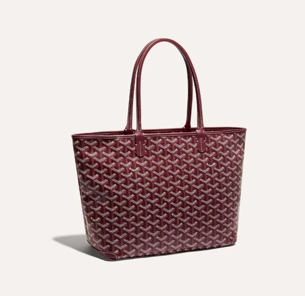 Сумка жіноча Goyard Artois PM, Burgundy b02041 фото