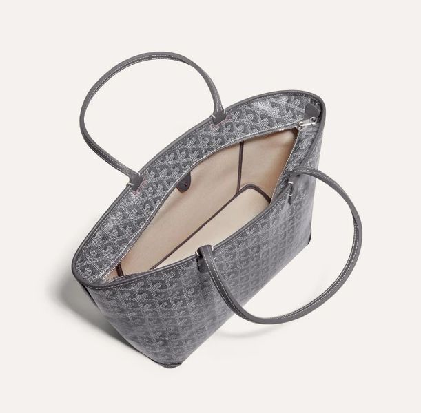 Сумка жіноча Goyard Artois PM, Grey b02042 фото