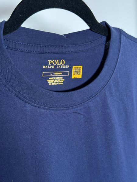 Чоловіча футболка Ralph Lauren Essential Cotton Jersey T-Shirt темно-синя (RL13003.11M) RL13003.11M фото