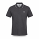 Чоловіча футболка-поло Brunello Cucinelli Logo-Print Cotton Polo Shirt сіра (BC13002.2L) BC13002.2L фото 1