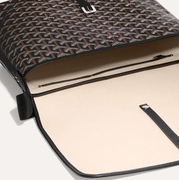 Сумка жіноча Goyard Capetien MM Messenger, Black b02045 фото
