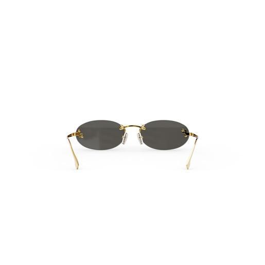 Сонцезахисні окуляри Fendi First Crystal Ovale Sonnenbrille Gold sgl15 фото