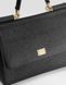 Сумка жіноча Dolce&Gabbana Sicily Medium Dauphine, чорна b02047 фото 5