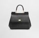 Сумка жіноча Dolce&Gabbana Sicily Medium Dauphine, чорна b02047 фото 1