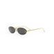 Сонцезахисні окуляри Fendi First Crystal Ovale Sonnenbrille Gold sgl15 фото 2