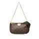 Жіноча сумка Louis Vuitton Multi Pochette Accessoires Monogram Canvas, коричнева louis17 фото 3