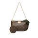 Жіноча сумка Louis Vuitton Multi Pochette Accessoires Monogram Canvas, коричнева louis17 фото 2