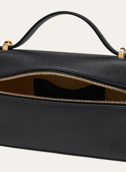 Сумка жіноча Loro Piana Extra Bag L23, чорна b02050 фото