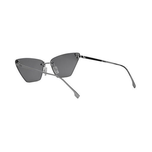 Сонцезахисні окуляри жіночі Fendi First Crystal Silberne Cat-Eye Sonnenbrille sgl18 фото
