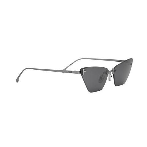Сонцезахисні окуляри жіночі Fendi First Crystal Silberne Cat-Eye Sonnenbrille sgl18 фото