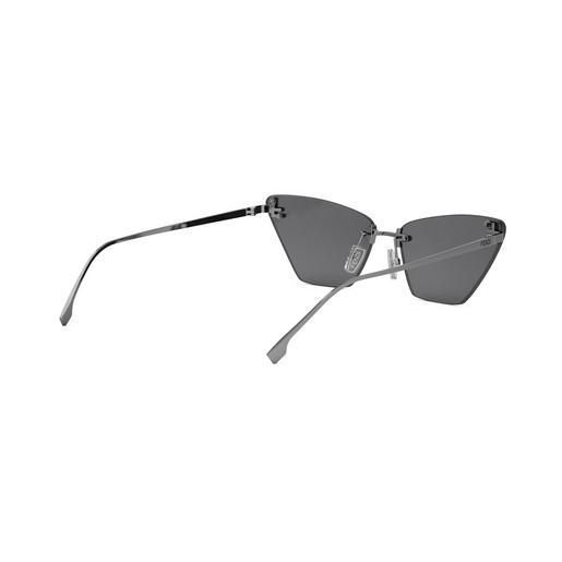 Сонцезахисні окуляри жіночі Fendi First Crystal Silberne Cat-Eye Sonnenbrille sgl18 фото