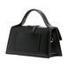 Жіноча сумка шкіряна Jacquemus Le Grand Bambino Shoulder Bag Чорна b289 фото 2