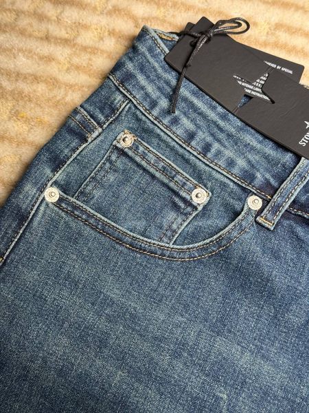 Чоловічі джинси Stone Island Ghost Piece Tank Shield Denim Jeans сині (SI16001.1M) SI16001.1M фото