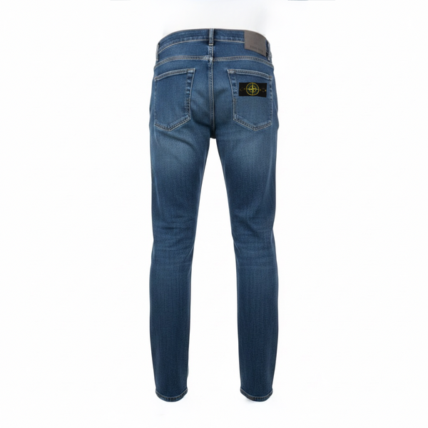 Чоловічі джинси Stone Island Ghost Piece Tank Shield Denim Jeans сині (SI16001.1M) SI16001.1M фото