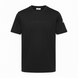 Чоловіча футболка MONCLER Embroidered Tonal Logo Cotton T-Shirt чорна (MC12001.3XL) MC12001.3XL фото 1