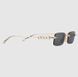 Сонцезахисні окуляри Gucci Rectangular frame sunglasses gold-toned sgl24 фото 2