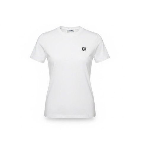 Жіноча футболка Loewe Basic Cotton біла розмір S (L12001.1S) L12001.1S фото