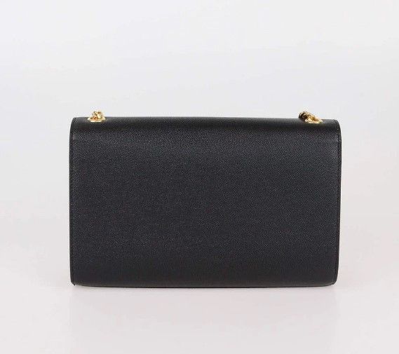 Сумка шкіряна Saint Laurent Kate Small, чорна b04123 фото