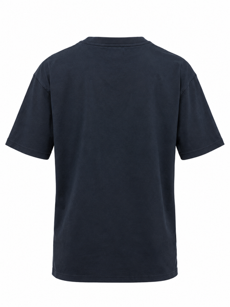 Чоловіча футболка MONCLER Embroidered Tonal Logo Cotton T-Shirt темно-синя розмір M (MC120018M) MC120018M фото