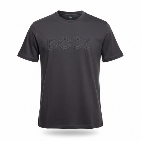 Чоловіча футболка BOSS Regular Fit Logo T-Shirt сіра розмір М (HB12002.1M) HB12002.1M фото