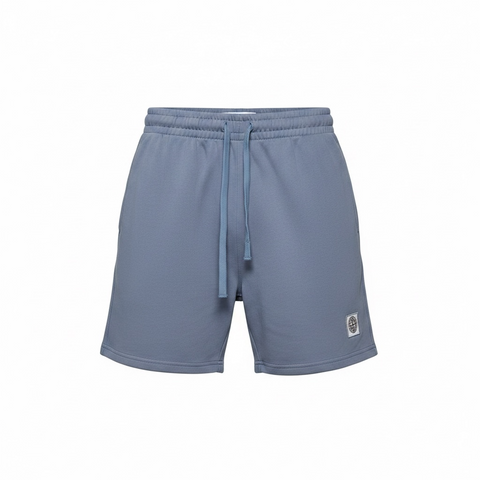 Чоловічі шорти Stone Island Compass Embroidered Brushed Cotton Fleece Shorts, Avio Blue/Purple (SI18001.4M) SI18001.4M фото